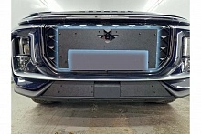 Зимняя заглушка радиатора на стяжке верх для Soueast S09 I