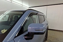 Дефлекторы окон 2D с хром накладками 6 шт. для Haval H3 I