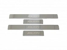 Накладки на пороги из нержавеющей стали 4шт. для Haval Jolion I