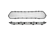 Комплект сеток chrome верх и низ для LADA (ВАЗ) Niva I Рестайлинг (Travel)