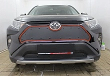 Зимняя заглушка радиатора к съемной сетке верх для Toyota RAV4 V (XA50)