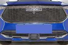 Комплект сеток black верх и низ 2 части с датчиком ACC для Haval F7 I