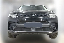 Комплект сеток black верх с камерой и низ с датчиками для Geely Tugella I