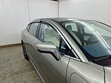 Дефлекторы окон 2D с хром накладками 6 шт. (под наклоном) для Амберавто А5 I