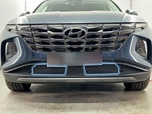 Зимняя заглушка радиатора на стяжке низ 2 части гибрид для Hyundai Tucson IV