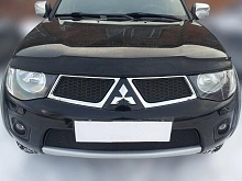 Комплект сеток black верх и низ для Mitsubishi L200 IV