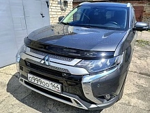 Дефлектор капота темный для Mitsubishi Outlander III Рестайлинг 2