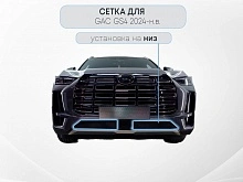 Защитная сетка радиатора низ 2 части для GAC GS4 I