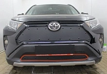 Зимняя заглушка радиатора к съемной сетке низ для Toyota RAV4 V (XA50)
