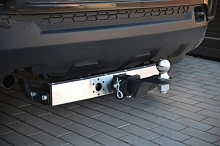 Фаркоп Pt group с типом шара E с нерж.накладкой для Renault Duster I Рестайлинг