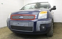 Зимняя заглушка радиатора к съемной сетке верх для Ford Fusion I Рестайлинг