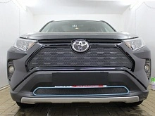 Защитная сетка радиатора низ для Toyota RAV4 V (XA50)