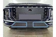 Зимняя заглушка радиатора на стяжке центр 2 части для Soueast S09 I