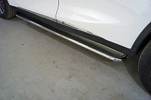 Пороги с площадкой 42,4 мм для EXEED TXL I Рестайлинг 1