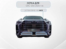 Защитная сетка радиатора низ 2 части для GAC GS4 I