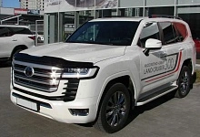 Дефлектор капота темный для Toyota Land Cruiser 300 Series