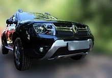 Комплект сеток black верх и низ для Renault Duster I Рестайлинг