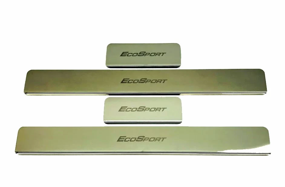 Накладки на пороги из нержавеющей стали 4шт. для Ford EcoSport II