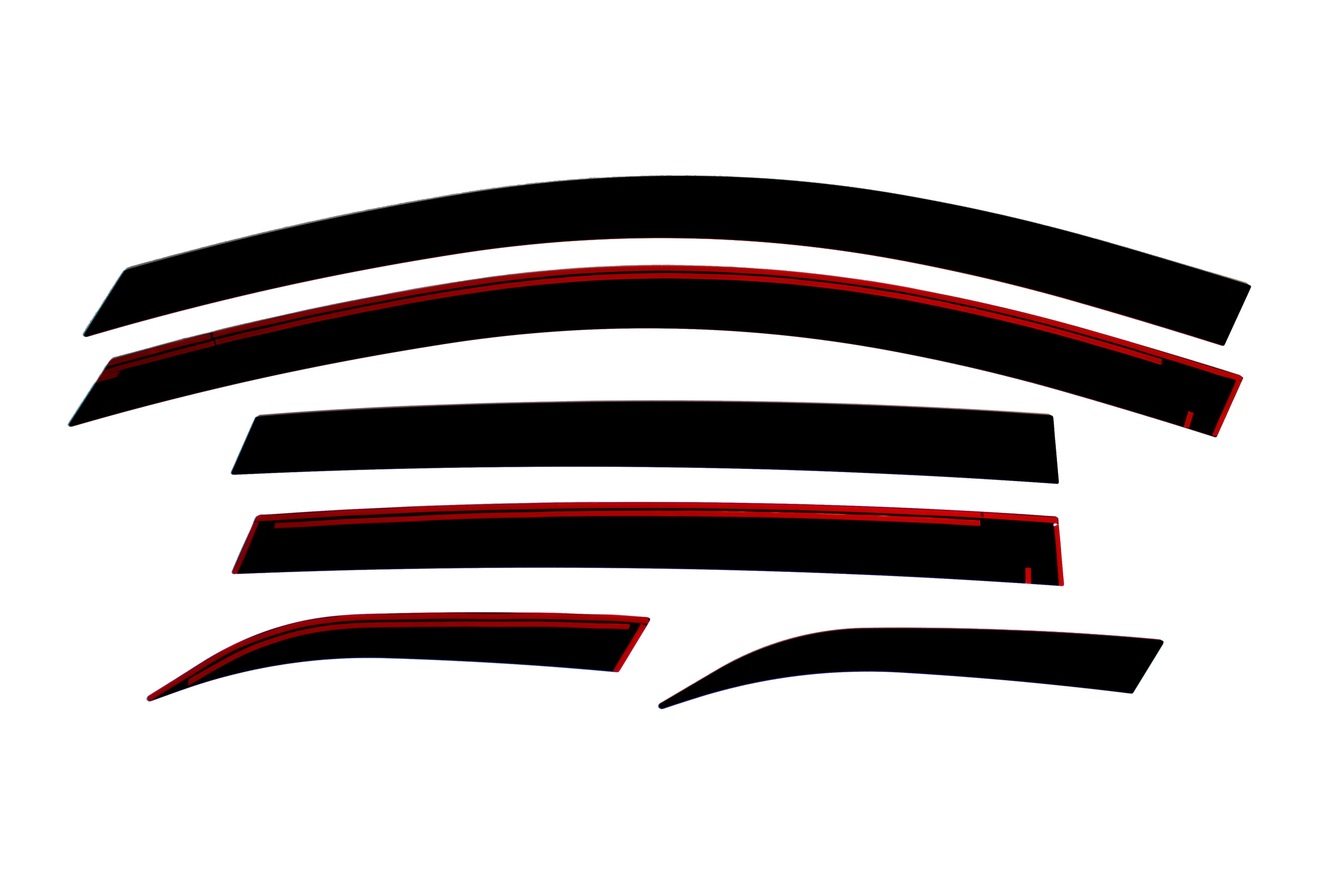 Дефлекторы окон 2D 6 шт для Opel Antara I Рестайлинг