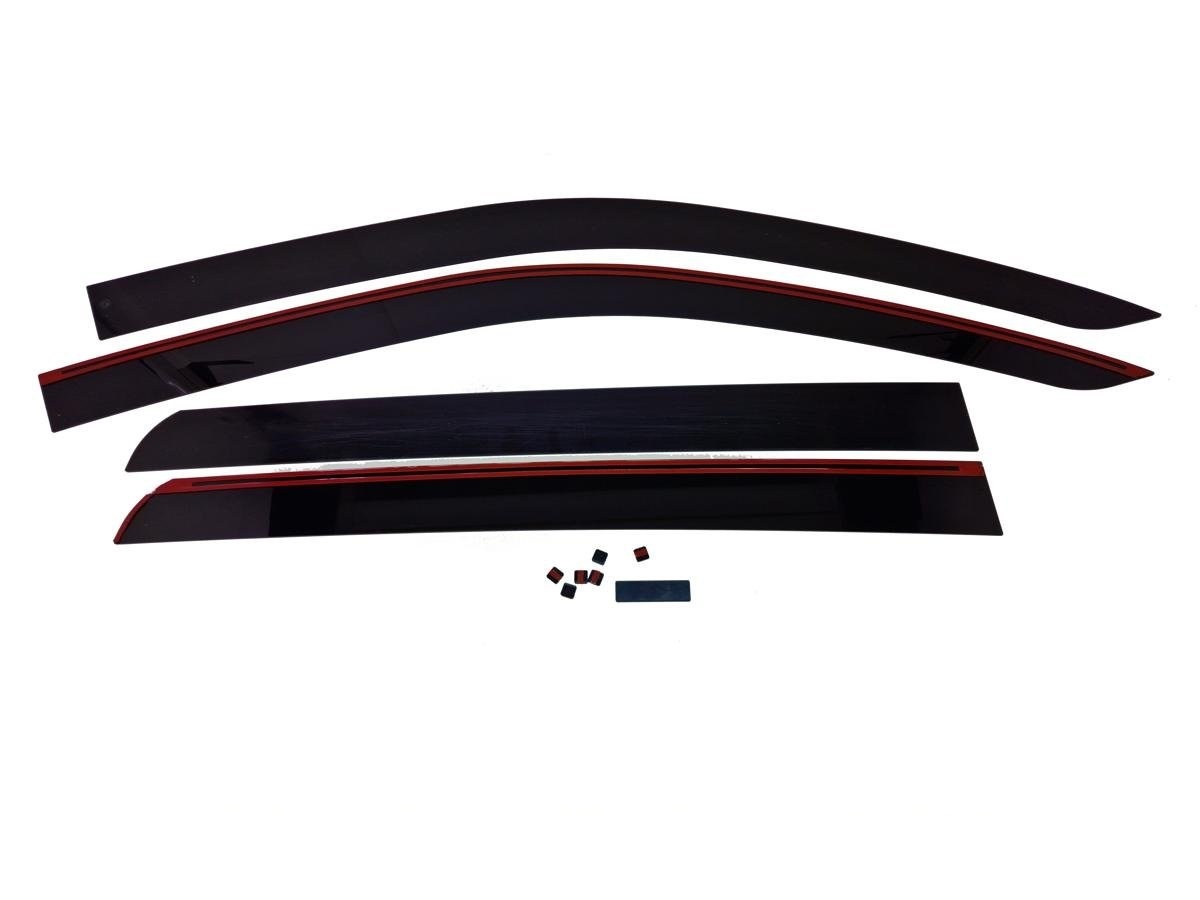 Дефлекторы окон 2D 4 шт. для JAC T9 I 