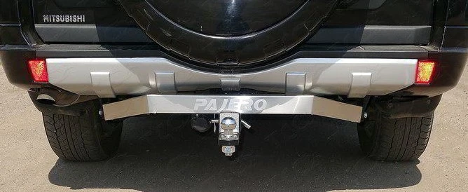 Фаркоп с типом шара Е нерж. для Mitsubishi Pajero IV Рестайлинг 1  ТСС TCU00085N