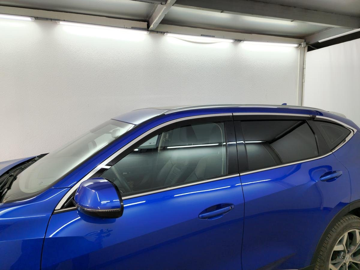 Дефлекторы окон с хром накладками 2D 6 шт для Haval F7 I