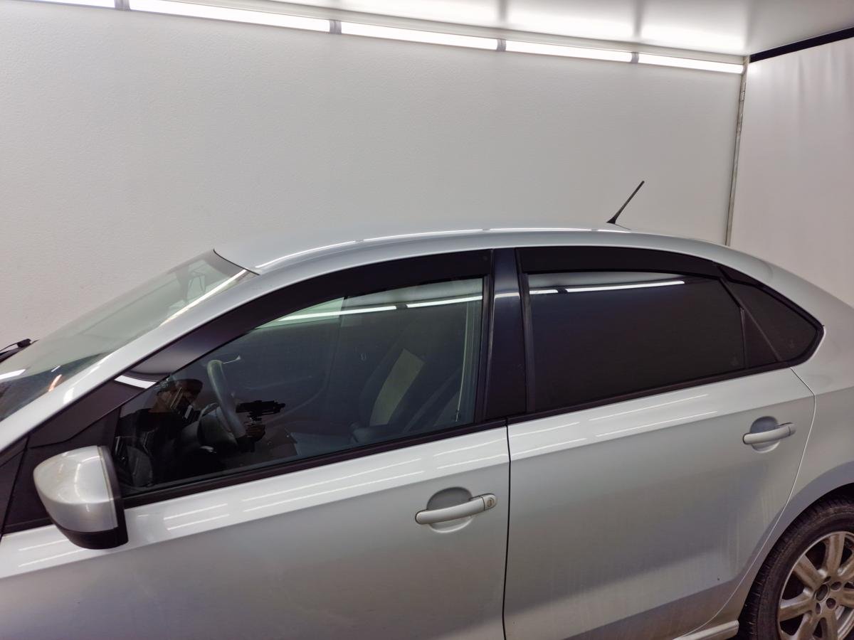 Дефлекторы окон 2D 6 шт. для Volkswagen Polo V Рестайлинг