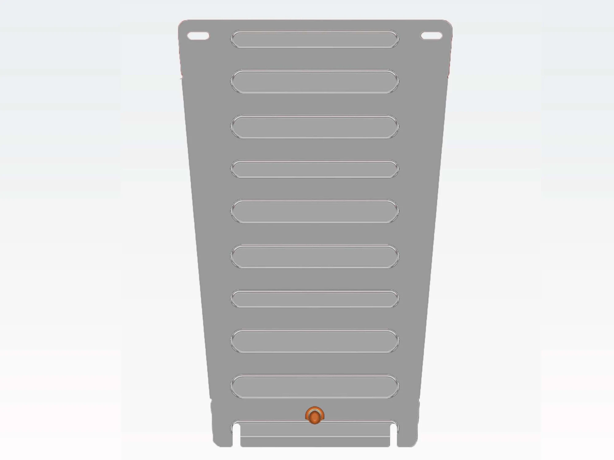 Защита КПП для Isuzu MU-X II  Alfeco ALF6007AL4
