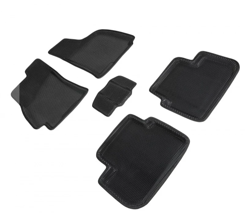 Коврики 3D EVA "СОТА" для Chevrolet Lanos I Черный Seintex 95394