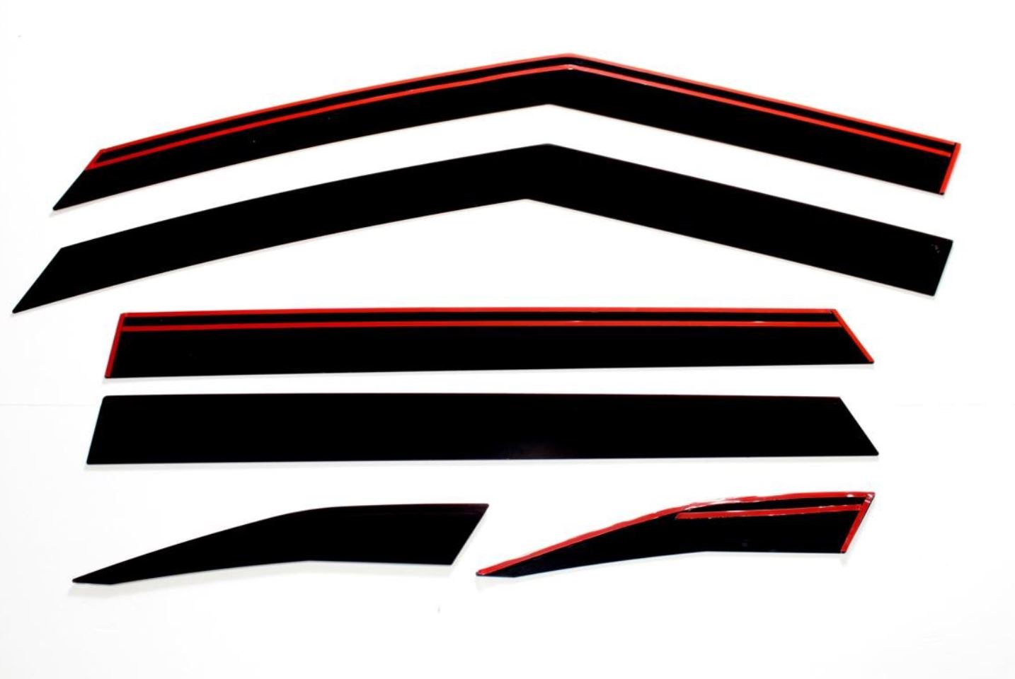 Дефлекторы окон 2D 6 шт для Kia Seltos I