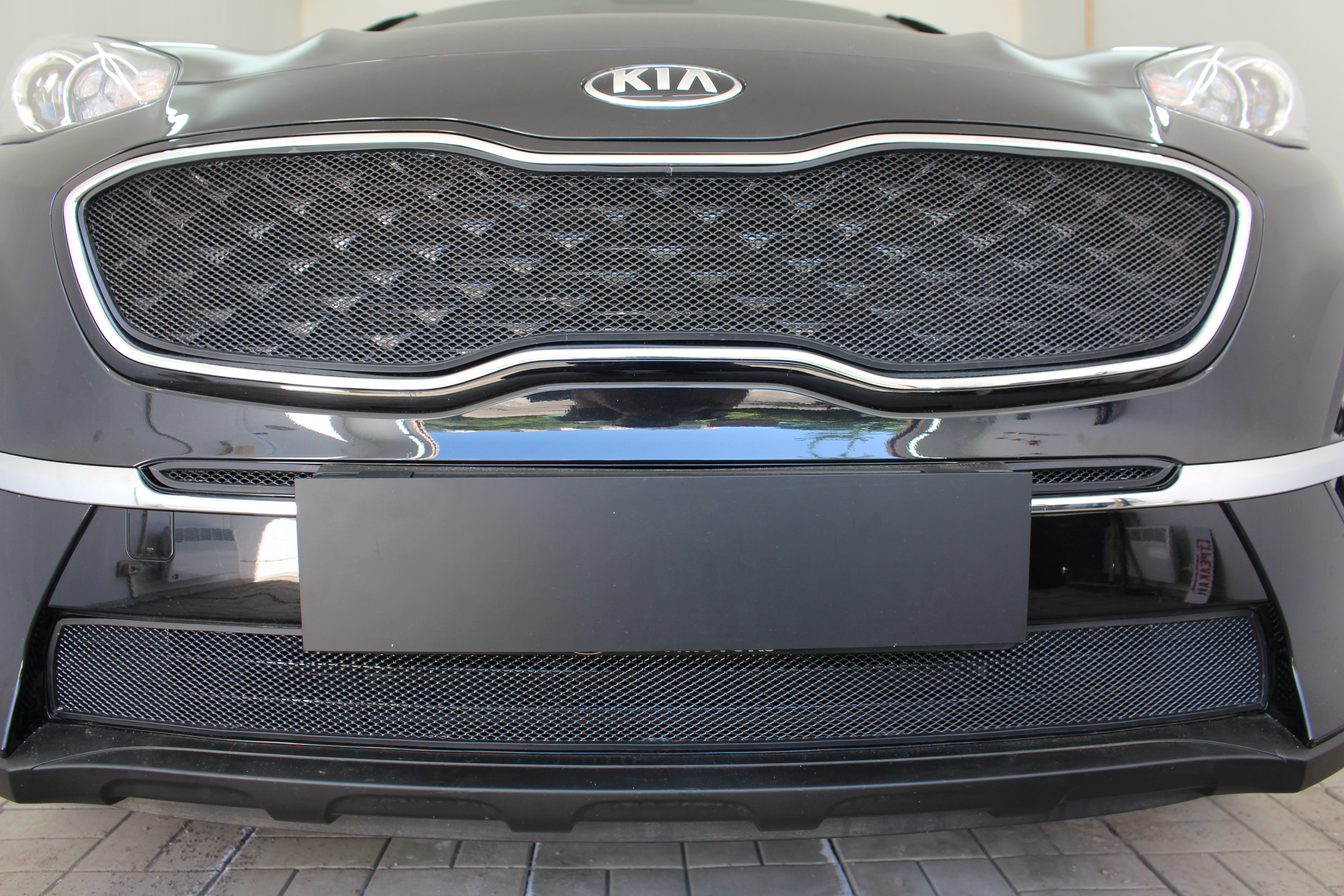 Защитная сетка радиатора верх для Kia Sportage IV Рестайлинг
