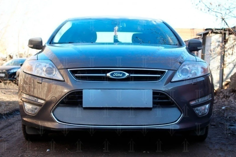 Защитная сетка радиатора для Ford Mondeo IV Рестайлинг Хром Стрелка 11 FMON.12-14.chrome