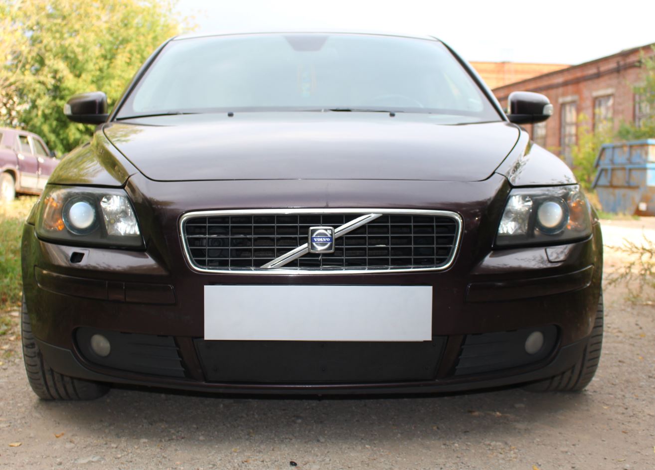 Зимняя заглушка радиатора к съемной сетке для Volvo S40 II