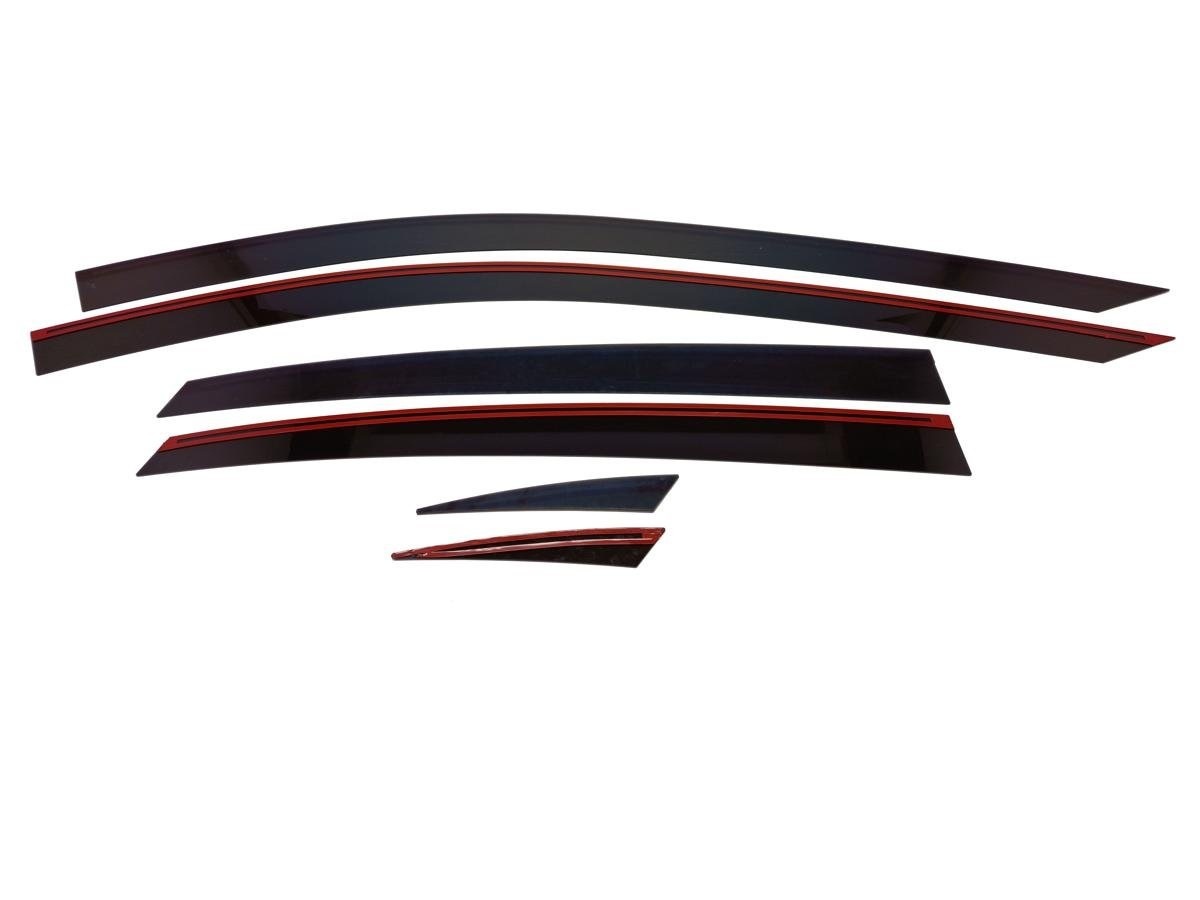 Дефлекторы окон 2D 6 шт для Hongqi H5 II