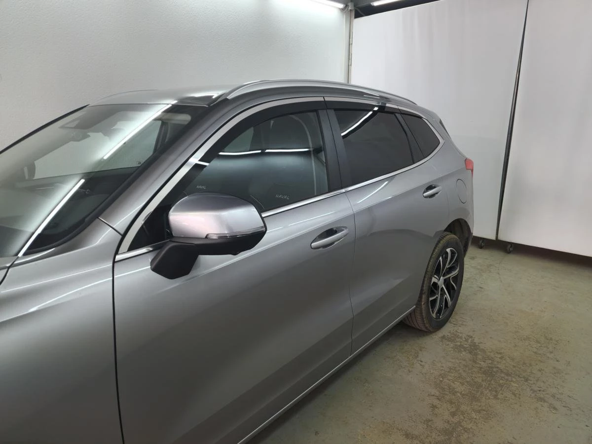 Дефлекторы окон с хром накладками 2D 6 шт для Haval Jolion I