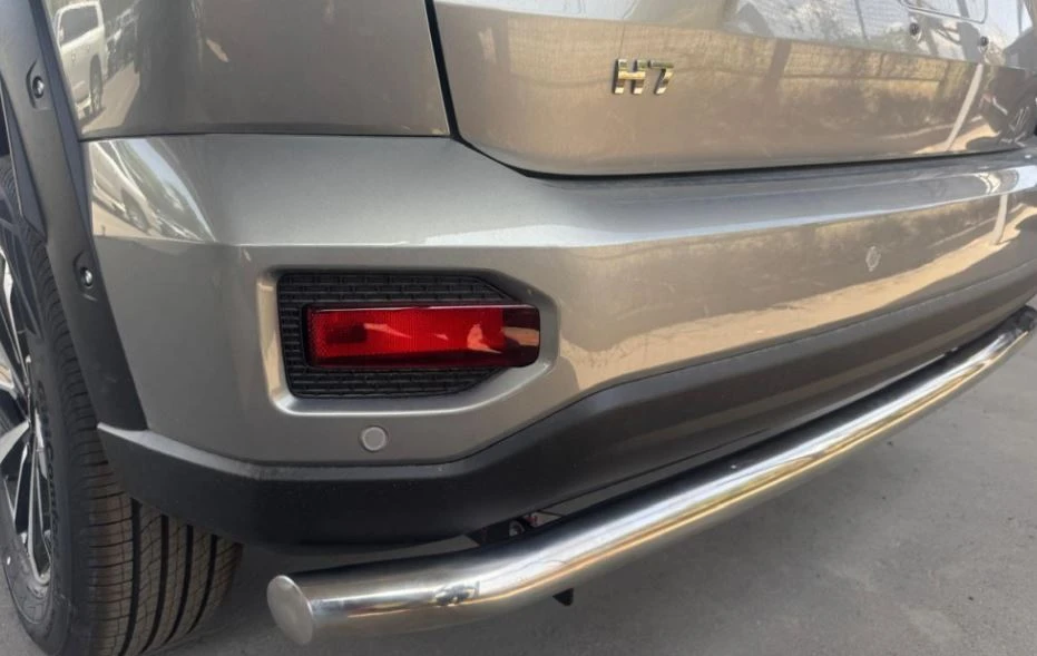 Защита заднего бампера d60 мм для Haval H7 I  Юко HVH7.25.11
