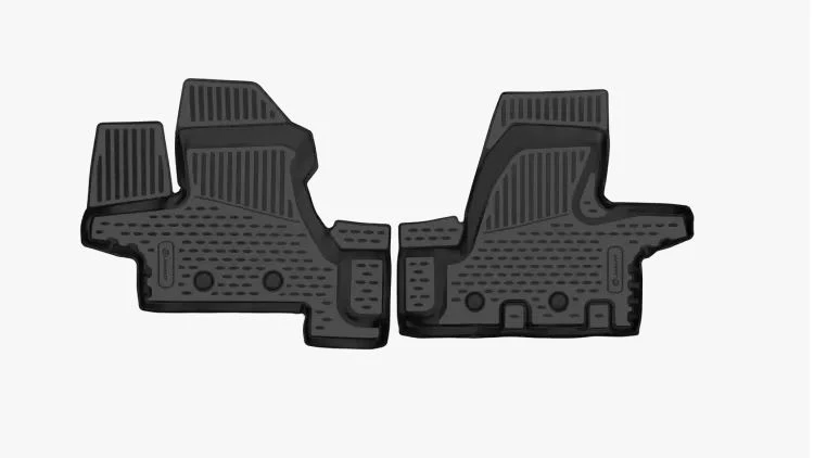 Коврики 3D в салон полиуретан 2 шт для Sollers Atlant Черный Element