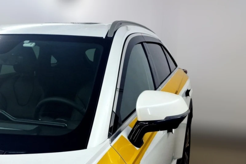 Дефлекторы окон 2D с хром накладками 6 шт. для Haval F7 II Хром Стрелка 11 2D238-6C.S11