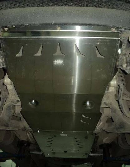 Защита радиатора, редуктора переднего моста, КПП и РК (4 части) для Mitsubishi Pajero Sport II