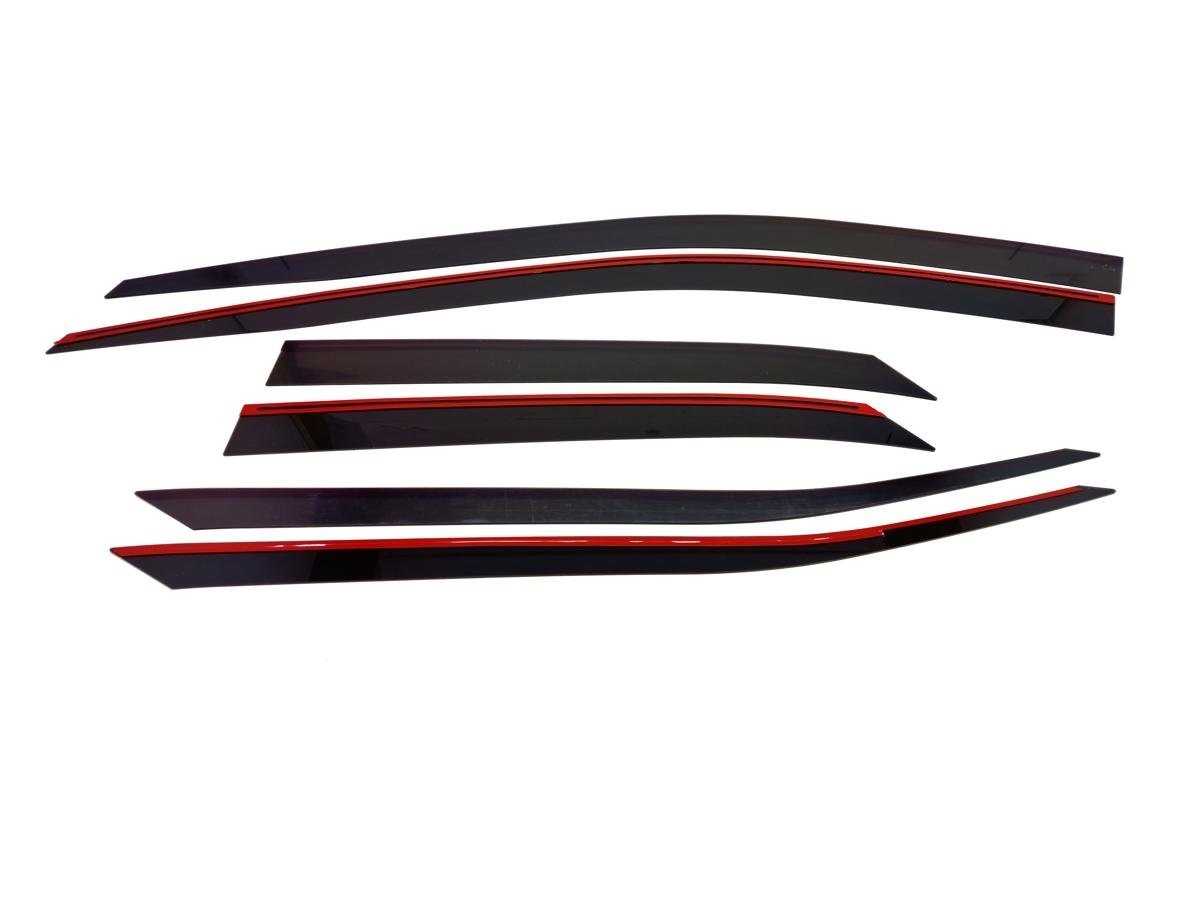 Дефлекторы окон 2D 6 шт для Lexus RX IV Рестайлинг