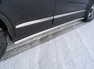 Пороги труба 60,3 мм для Haval H6