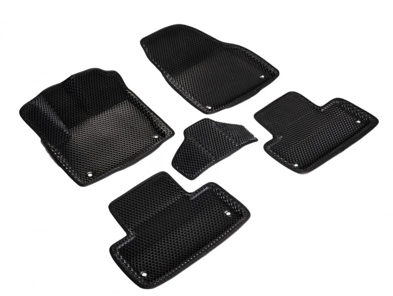 Коврики 3D EVA "РОМБ" для салона для Land Rover Range Rover Evoque I Рестайлинг Черный Seintex 98158