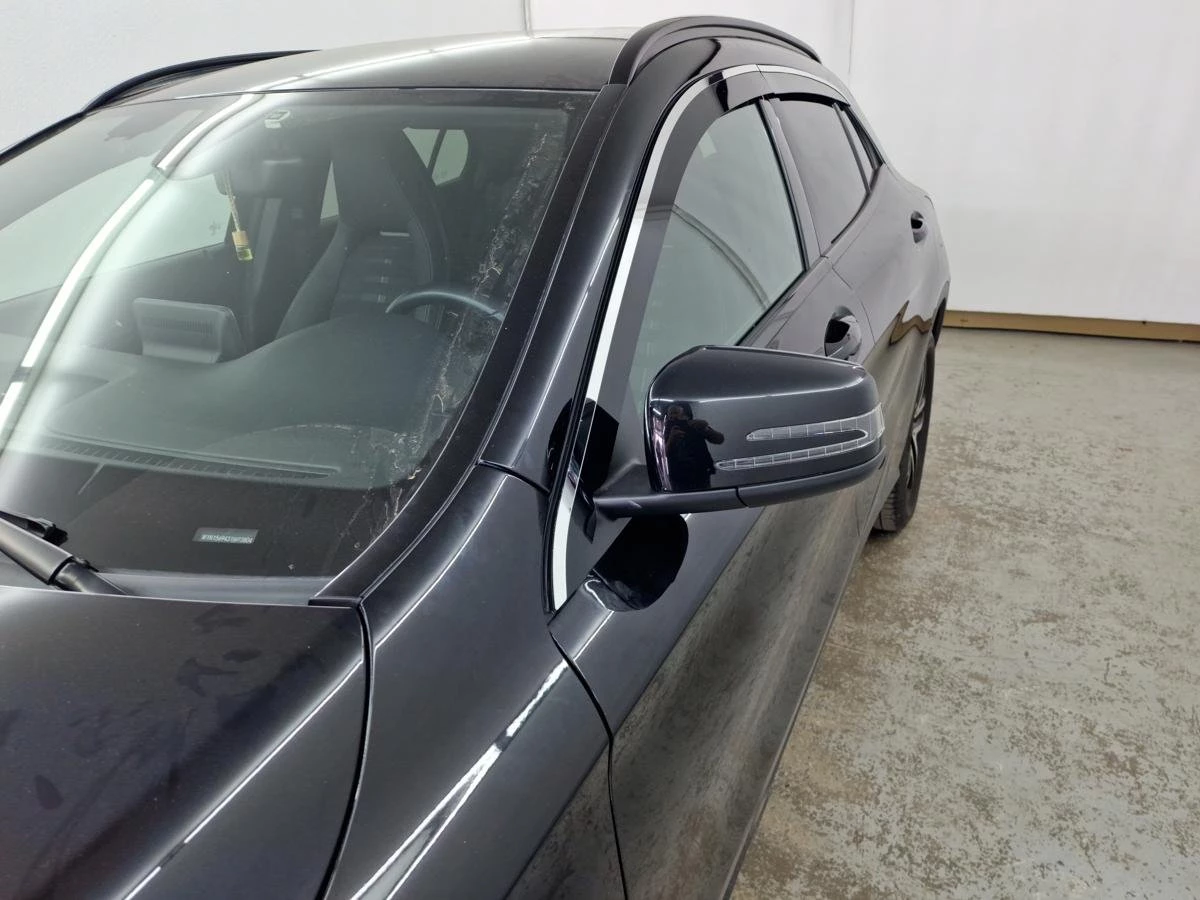 Дефлекторы окон 2D с хром накладками под наклоном 4 шт. для Mercedes-Benz GLA I (X156) Рестайлинг