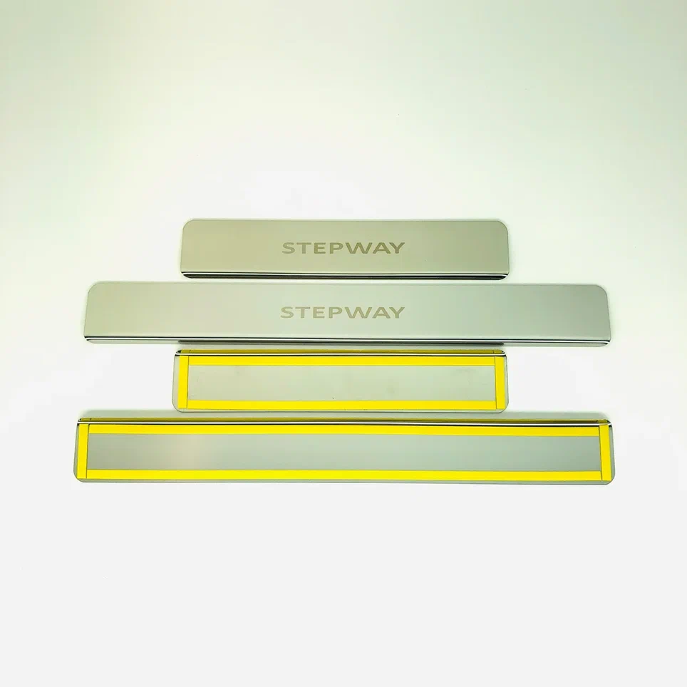 Накладки на пороги из нержавеющей стали 4шт. для Renault Sandero II