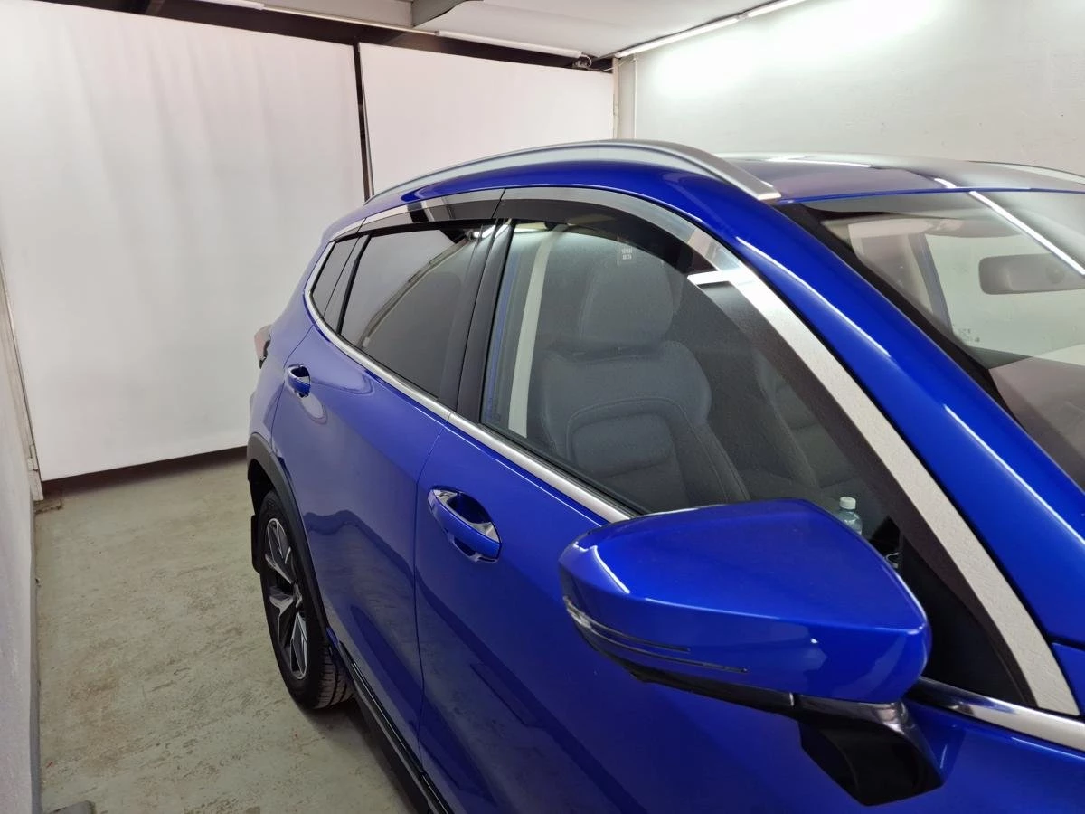 Дефлекторы окон с хром накладками 2D 6 шт для EXEED LX