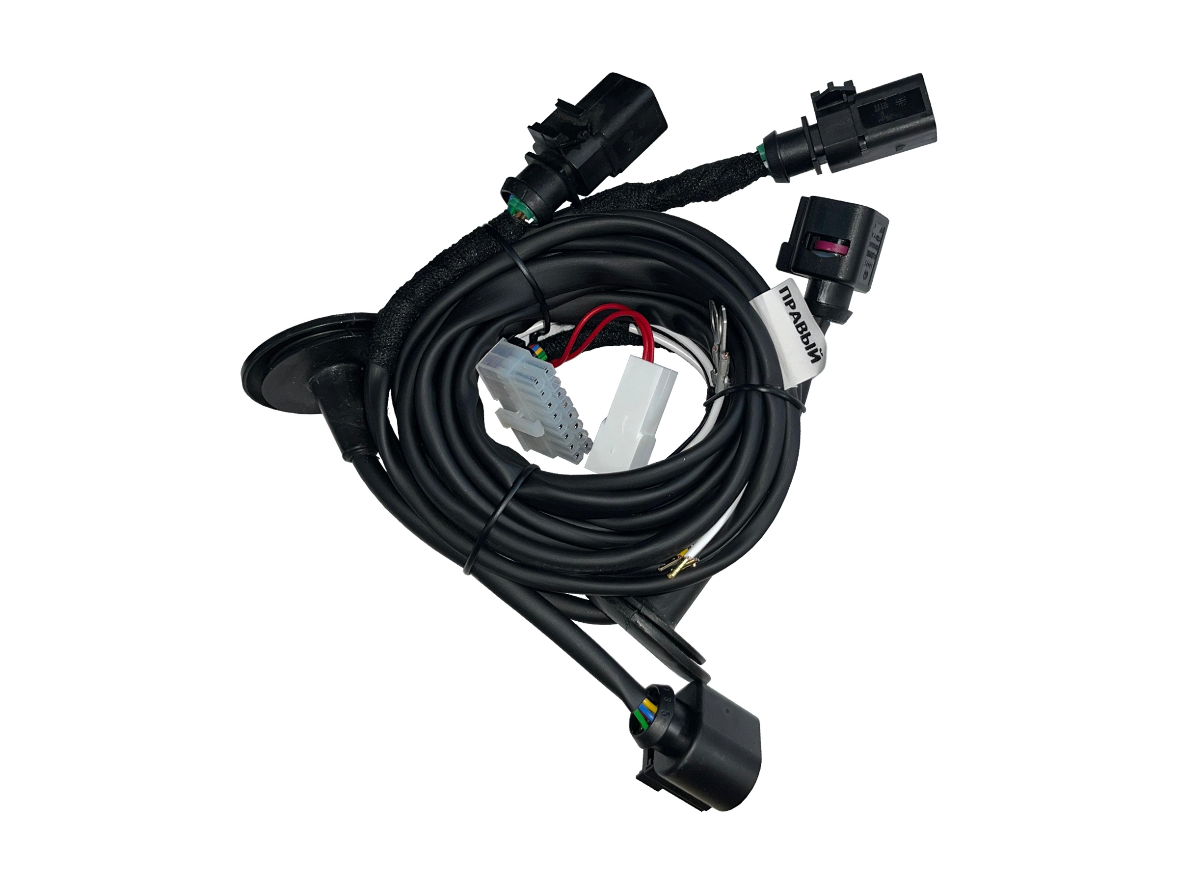 Комплект штатной электрики для фаркопа с блоком 7.1-7Pin для Volkswagen Polo VI Рестайлинг (EU Market)
