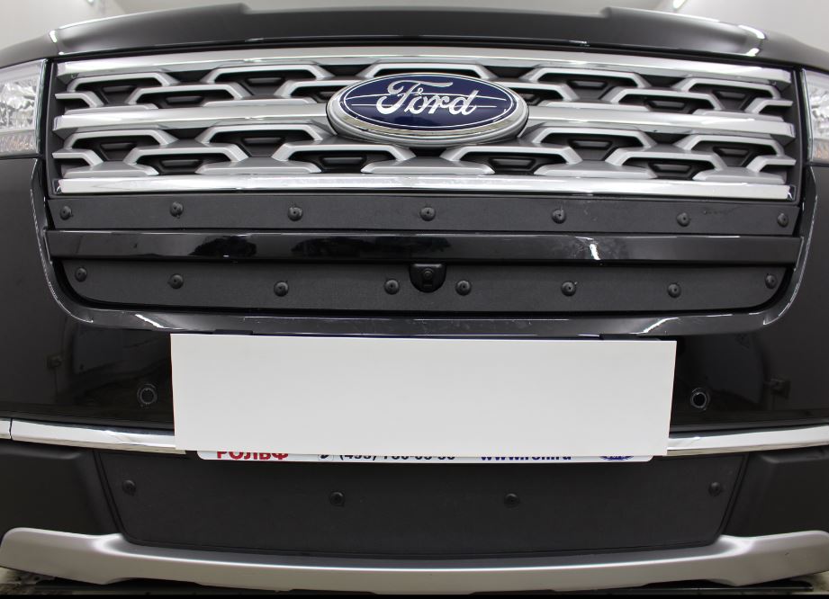 Зимняя заглушка радиатора к съемной сетке верх (2 части) для Ford Explorer V Рестайлинг 2