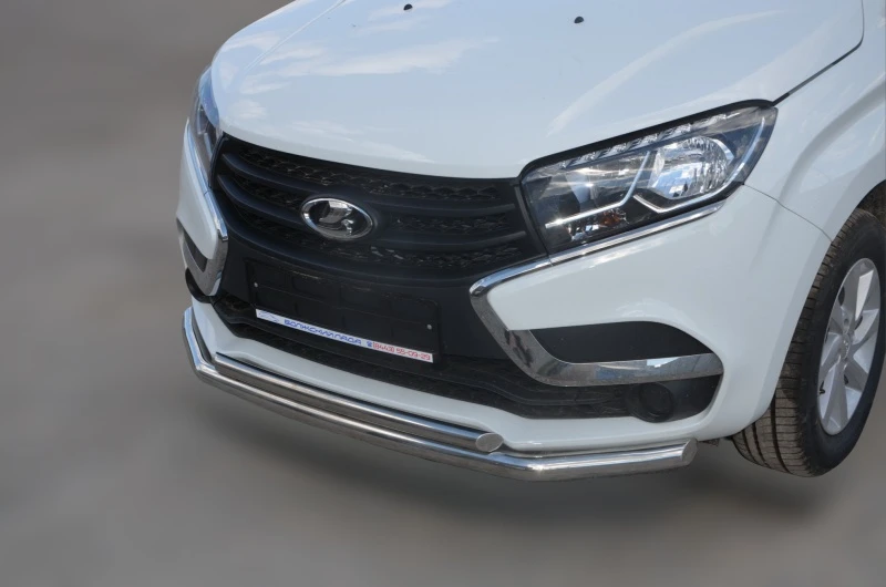 Защита переднего бампера двойная d60/42 мм для LADA (ВАЗ) XRAY I  Юко XR.17.04