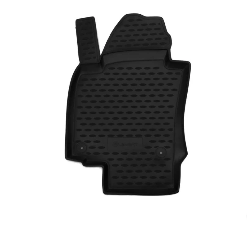 Коврик 3D в салон полиуретан для Skoda Octavia II (A5) Рестайлинг Черный Element ELEMENT4503210kFL