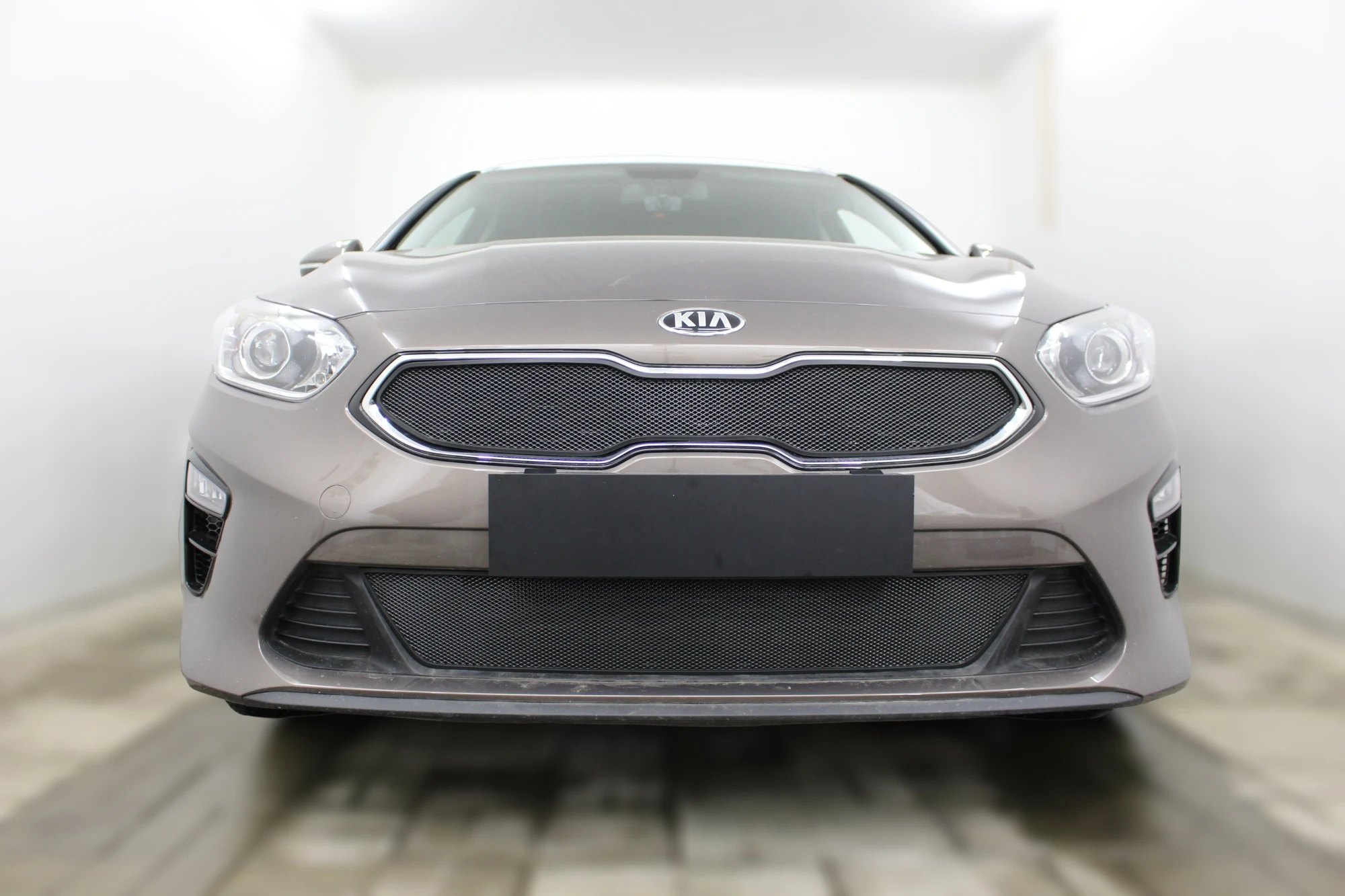 Комплект сеток black верх и низ для Kia Ceed III